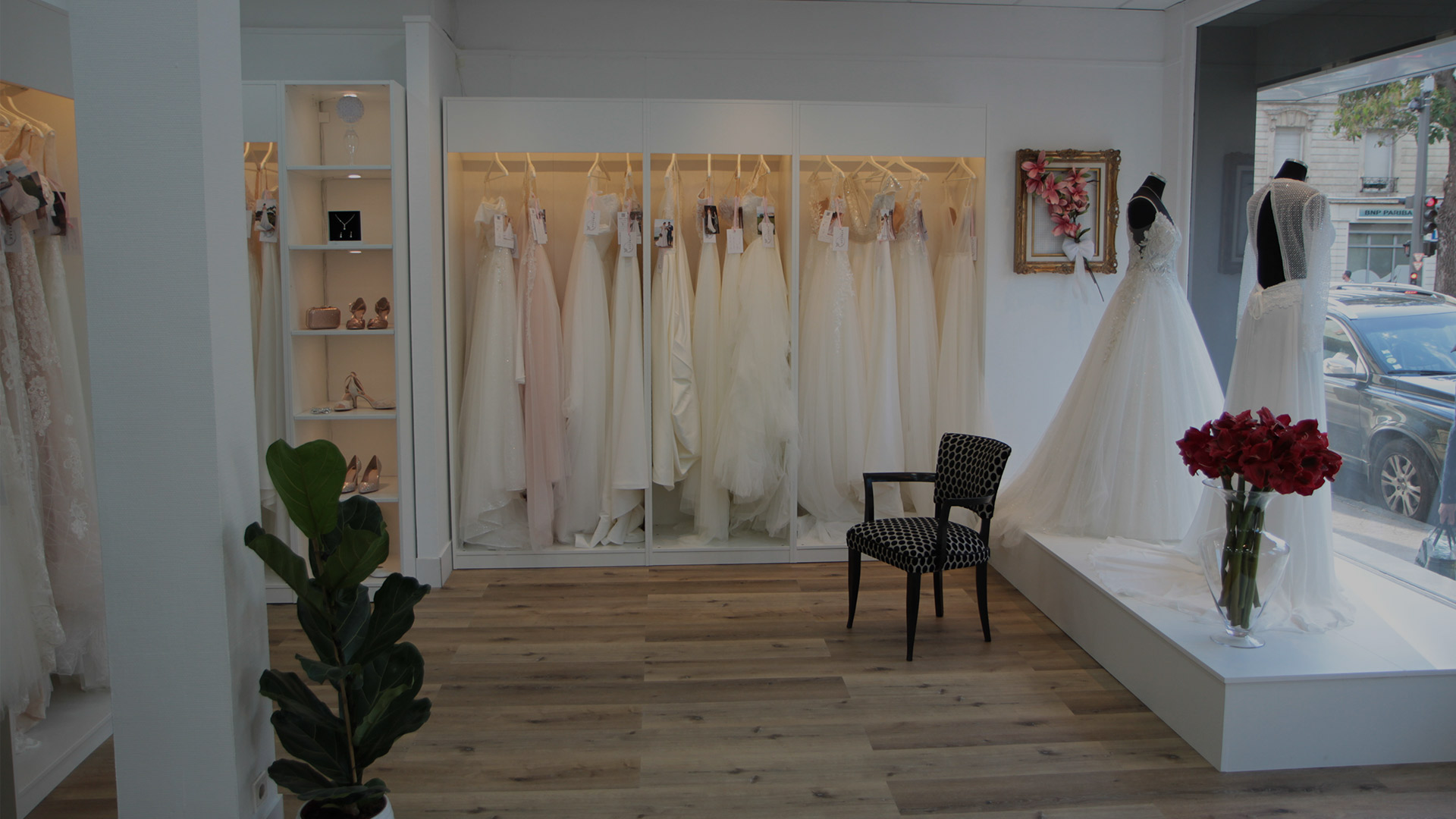 boutique de mariage Sybelle en Blanc