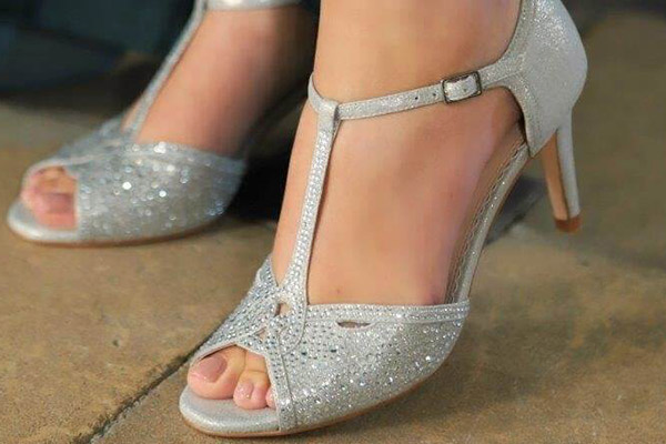 chaussures mariage - Luna Silver